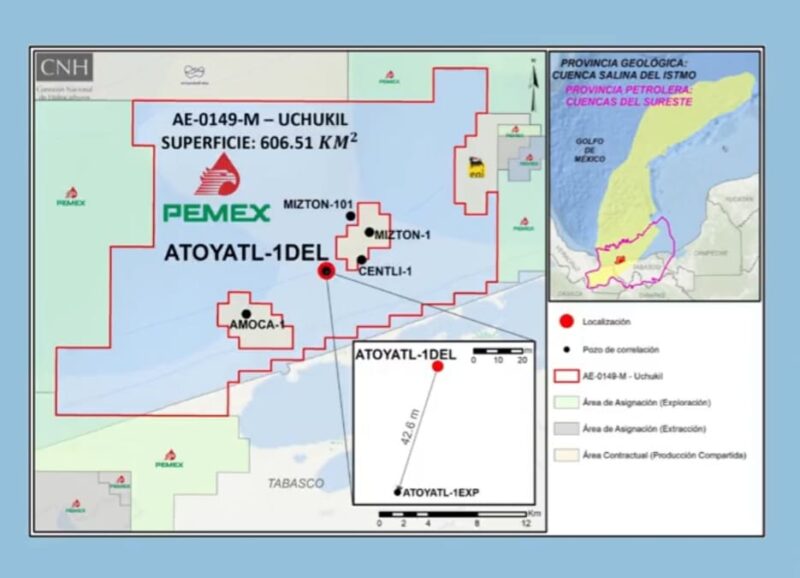 Energy Commerce Aprueban a Pemex perforación de pozo Atoyatl 1DEL