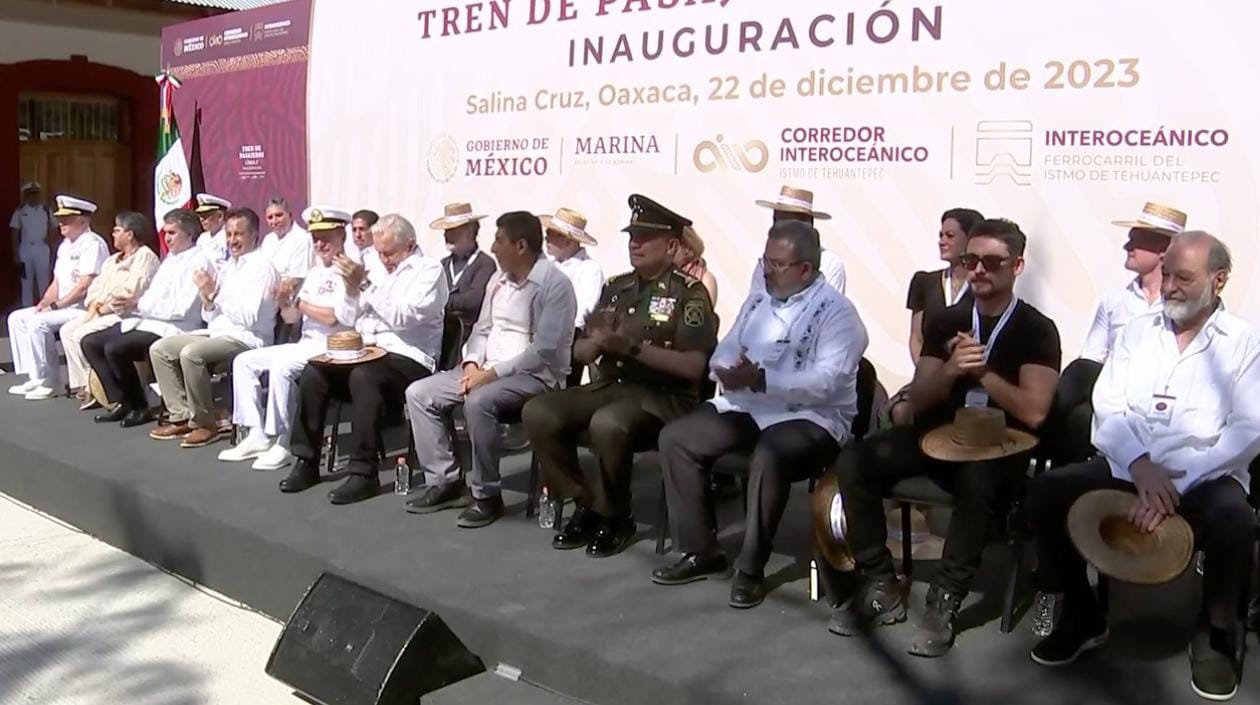 Energy Commerce AMLO inaugura primer tramo del Tren Interoceánico