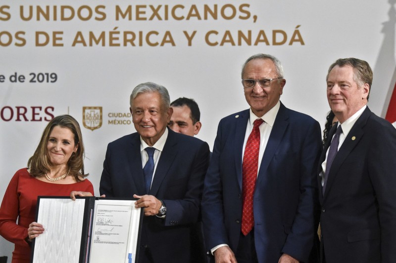 México, EU y Canadá firman cambio de T-MEC