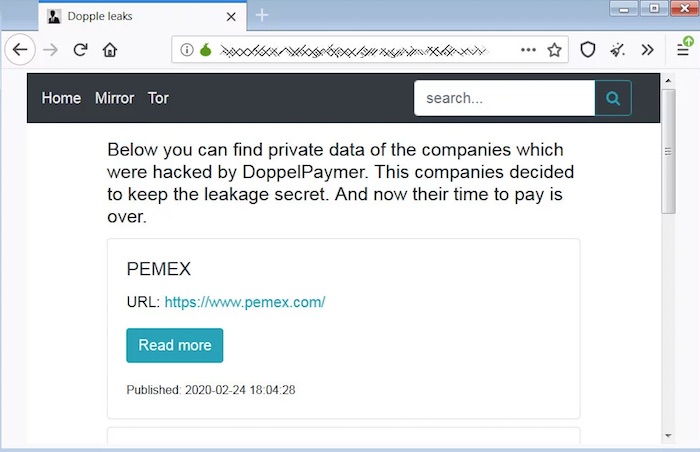 Hackers filtran información robada a Pemex