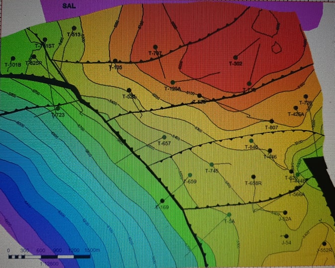 Canalización estable en yacimientos fracturados