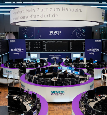 Siemens Energy ahora cotiza en la Bolsa de Valores de Frankfurt