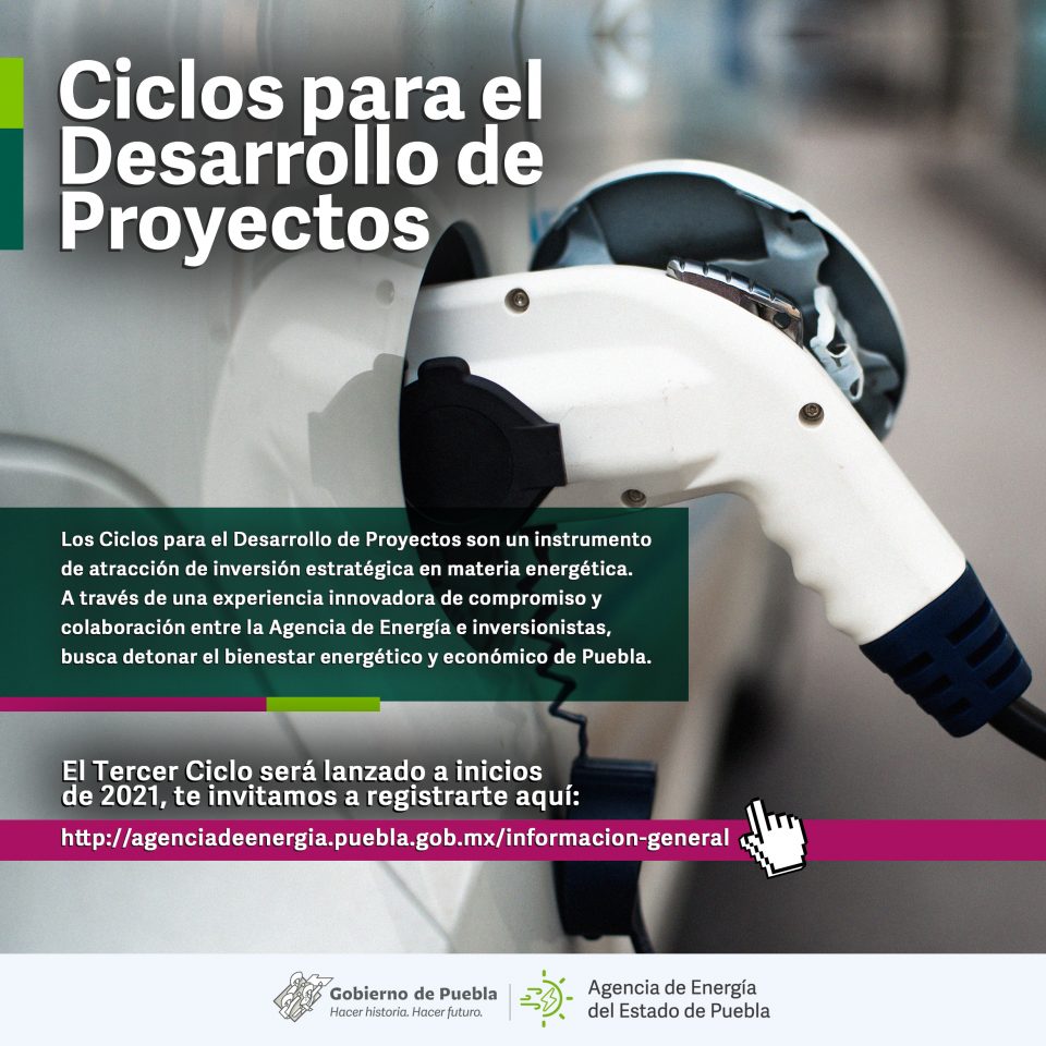 Ciclo de Desarrollo de Proyectos de la Agencia de Energía del Estado de Puebla
