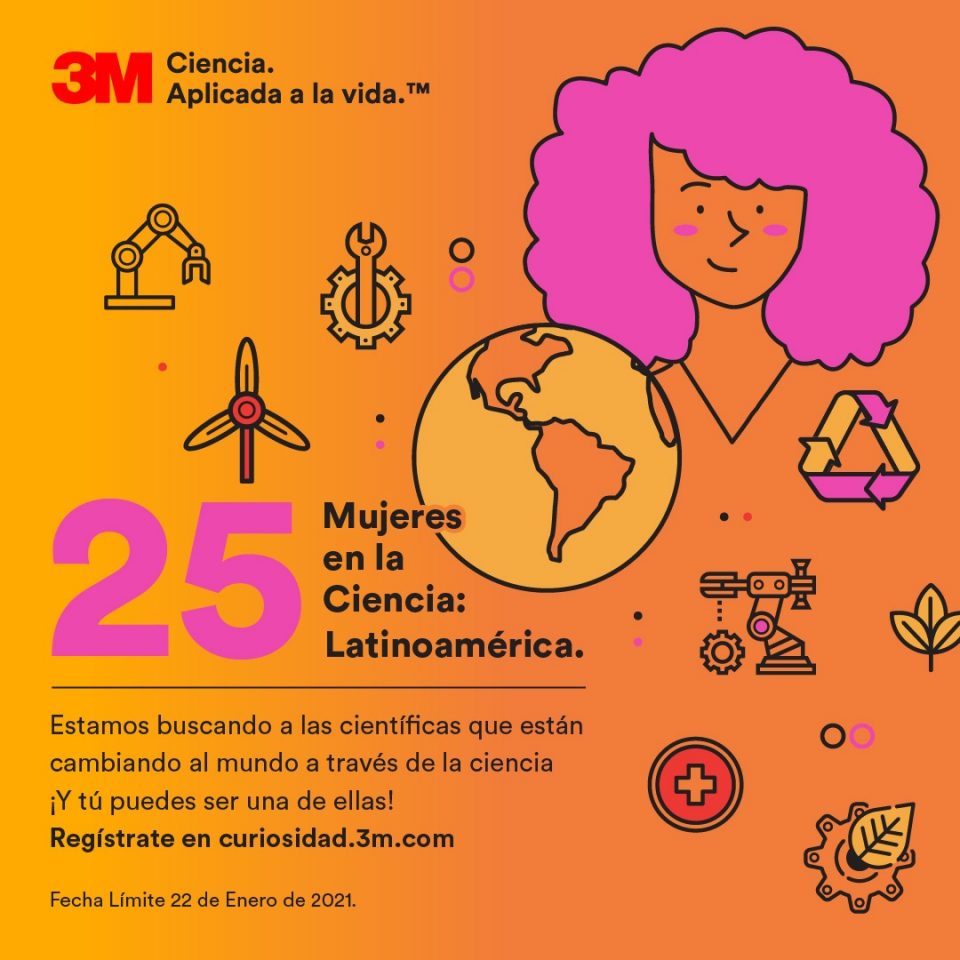 3M: 25 Mujeres en la Ciencia. Participa en el concurso