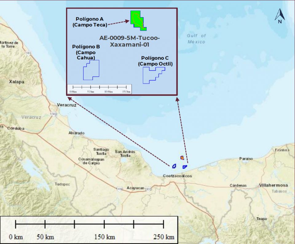 La Comisión Nacional del Hidrocarburos (CNH) aprobó a Pemex el Plan de Desarrollo para la Extracción para el Campo Teca.