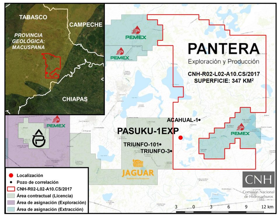 Aprueban a Pantera E&P devolver 50% de área contractual en Tabasco