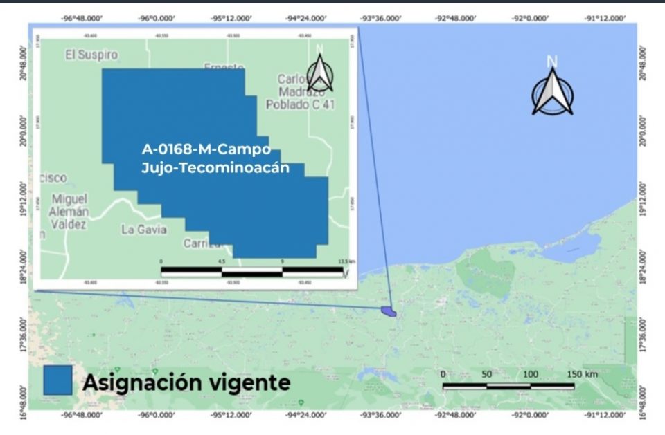 CNH aprueba reducir área de Campo Jujo-Tecominoacán