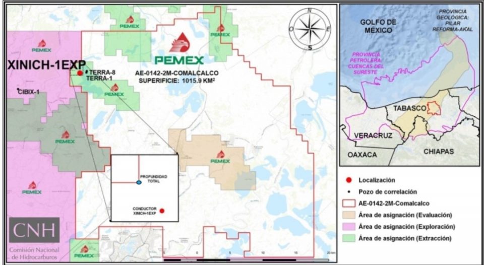 Pemex invertirá 133 mdd en plan de desarrollo del campo Xinich