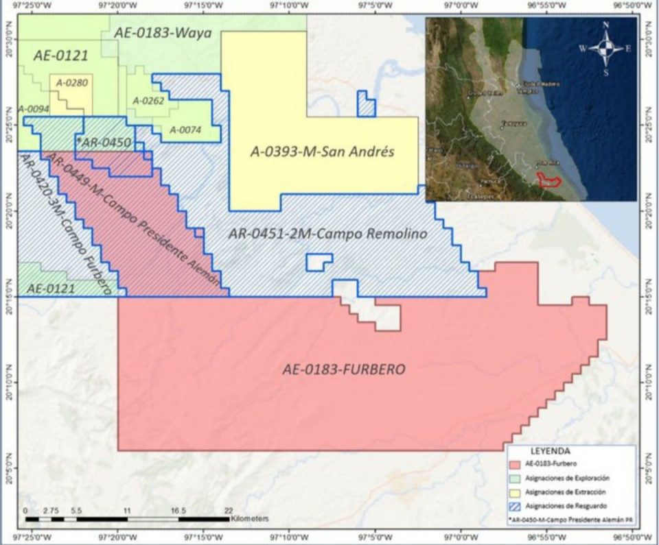 Pemex invertirá 22 mdd en exploración en provincia Tampico-Misantla