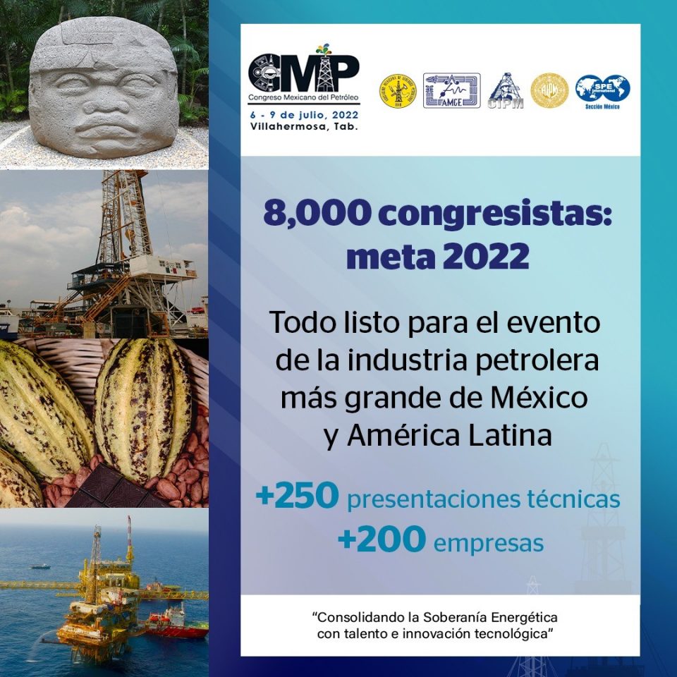 8,000 congresistas: meta del Congreso Mexicano del Petróleo 2022