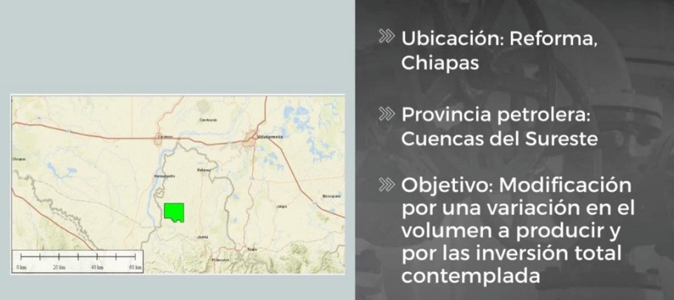 Invertirá Pemex 99 mdd en campo Comoapa en Chiapas