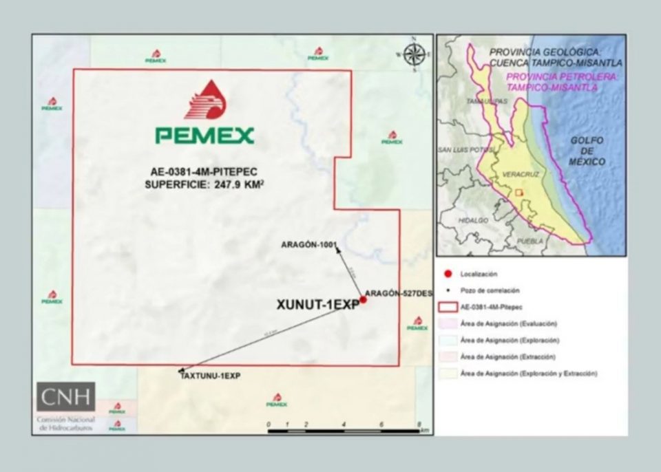 Aprueban a Pemex perforar pozo Xunut-1EXP