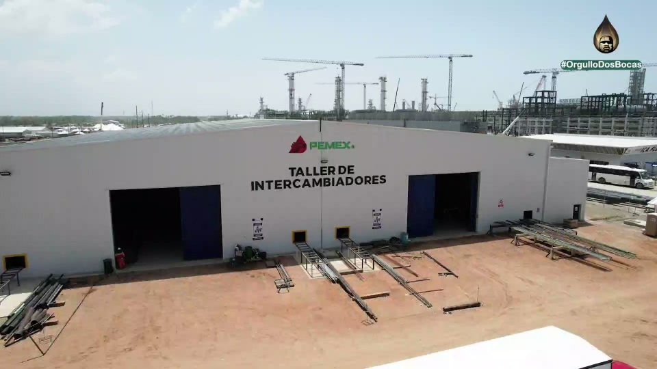 Talleres y almacenes están listos en refinería Olmeca