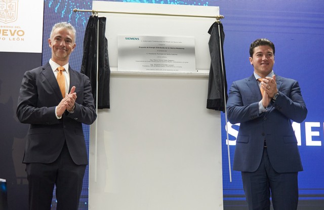 Siemens coloca primera piedra del “Proyecto Mitras” en Nuevo León