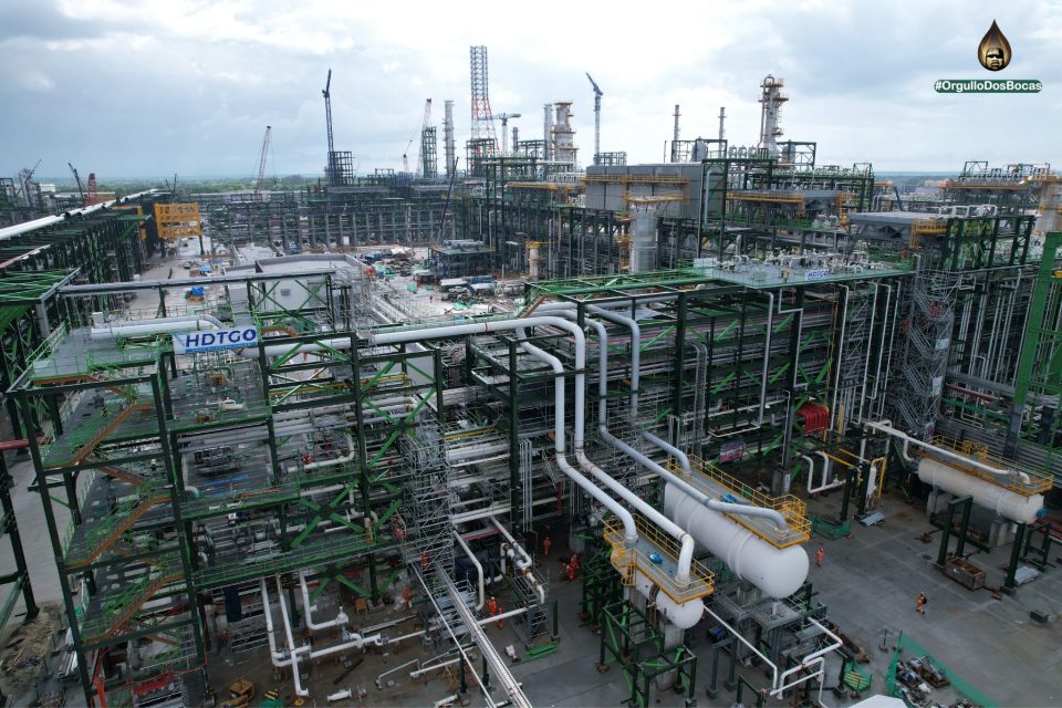Avanza integración de Planta Hidrotratadora de Gasóleos en refinería Olmeca