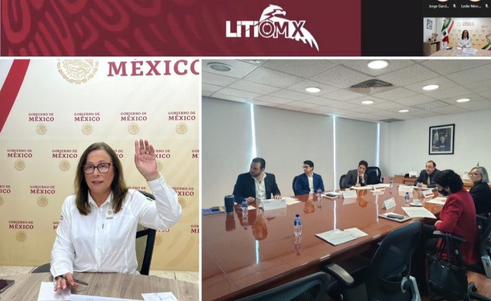 Rocío Nahle encabeza sesión ordinaria de LitioMx