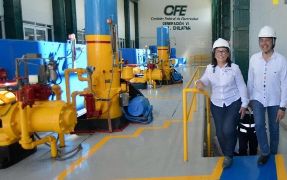 Nahle supervisa rehabilitación de hidroeléctrica Chilapan en Veracruz
