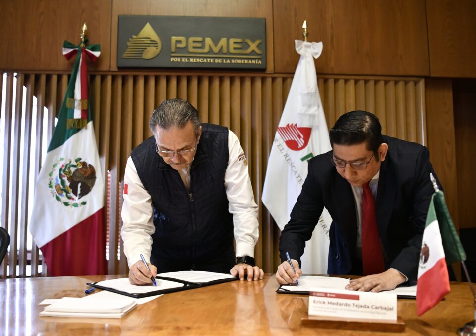 Pemex y Honduras firman Memorándum de Entendimiento y Cooperación
