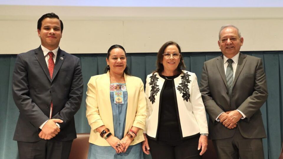 Rocío Nahle participa en evento conjunto del IMP y ASEA