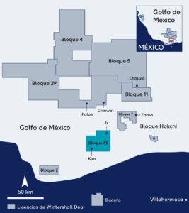 Wintershall Dea descubre yacimiento petrolero en aguas someras de México