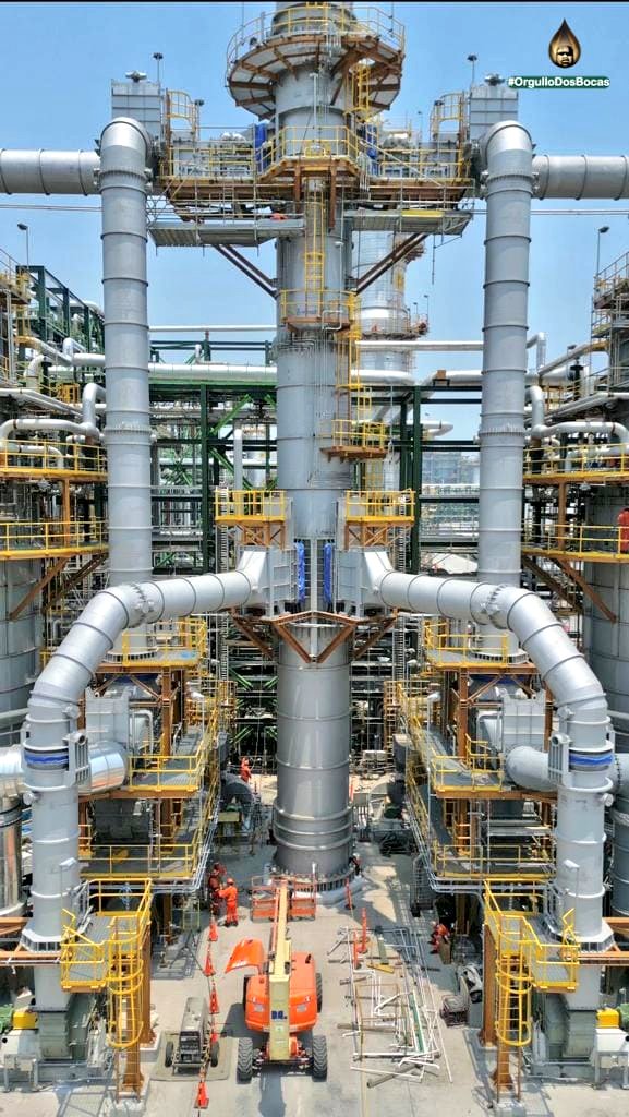 Integrado horno de planta hidrodesulfuradora de diésel en refinería Olmeca