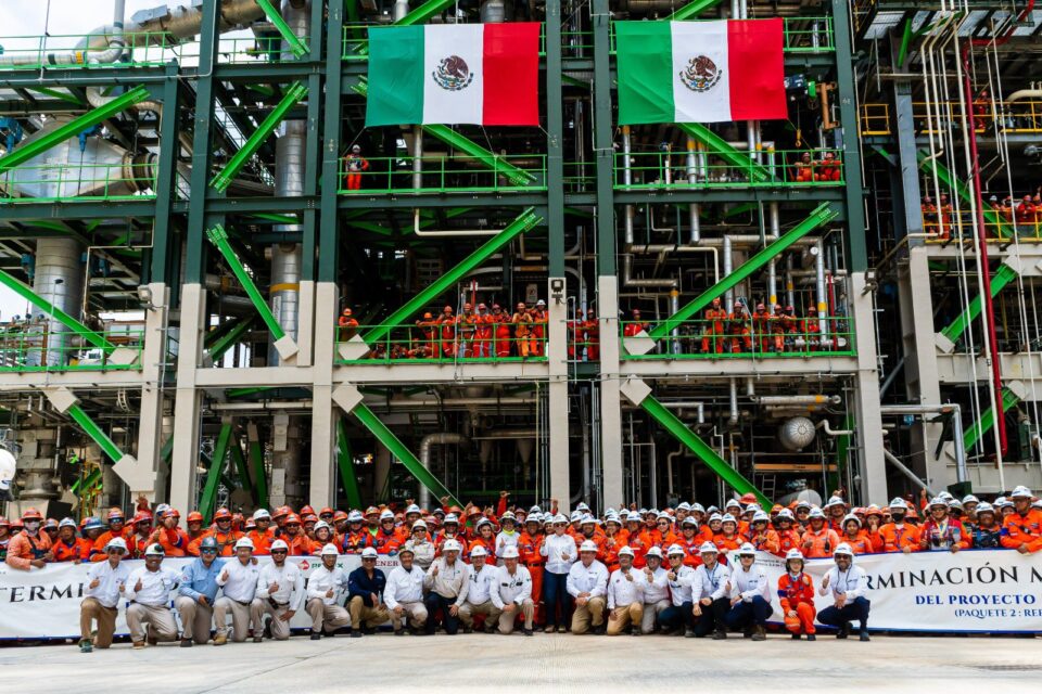 La refinería Olmeca de Dos Bocas contará con una planta reformadora de naftas, la cual fue construida por la empresa Samsung.
