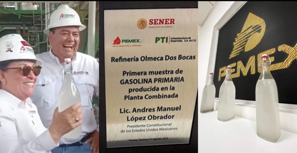 Nahle destaca producción de gasolina primaria de refinería Olmeca