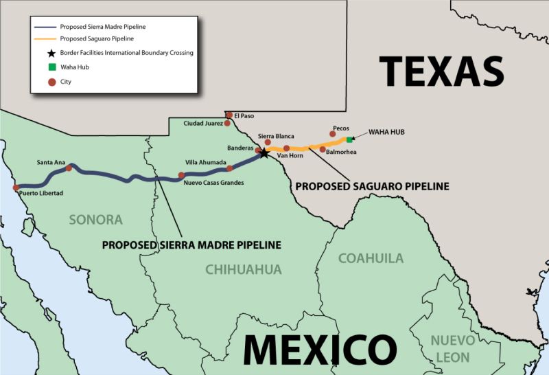 Obra de Gasoducto Sierra Madre iniciará a mediados de 2024