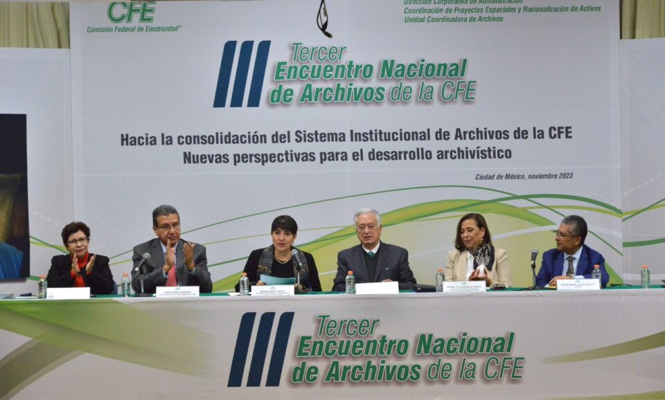 Manuel Bartlett inaugura Tercer Encuentro Nacional de Archivos de la CFE