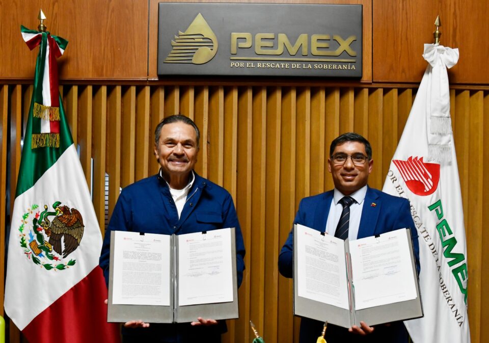 Pemex y Venezuela firman memorándum de cooperación en materia de hidrocarburos