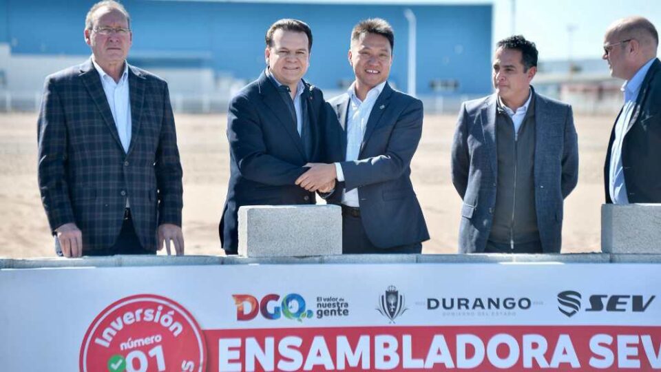 SEV México construirá planta ensambladora de autos eléctricos en Durango