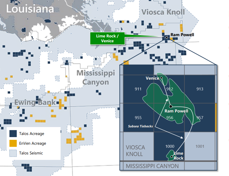 Talos Energy inicia producción en descubrimientos del Golfo de México