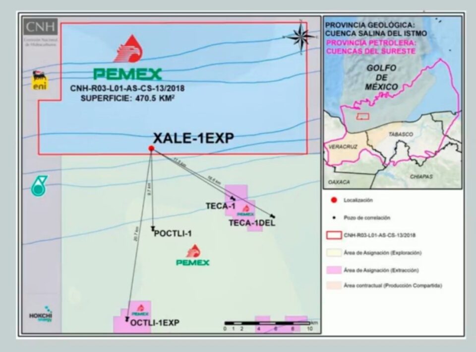 Aprueban a Pemex plan de evaluación del descubrimiento Xale-1EXP