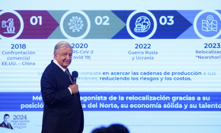 Inversión extranjera seguirá llegando a México: AMLO