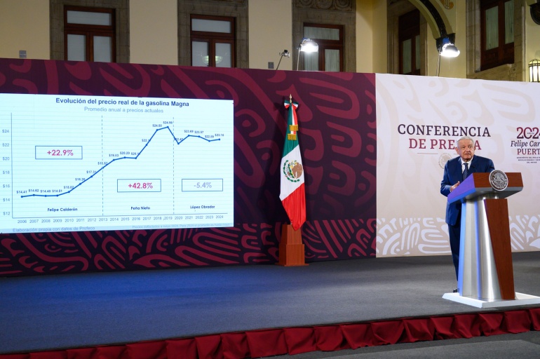 Aumenta al 65% la capacidad de las refinerías de México: AMLO