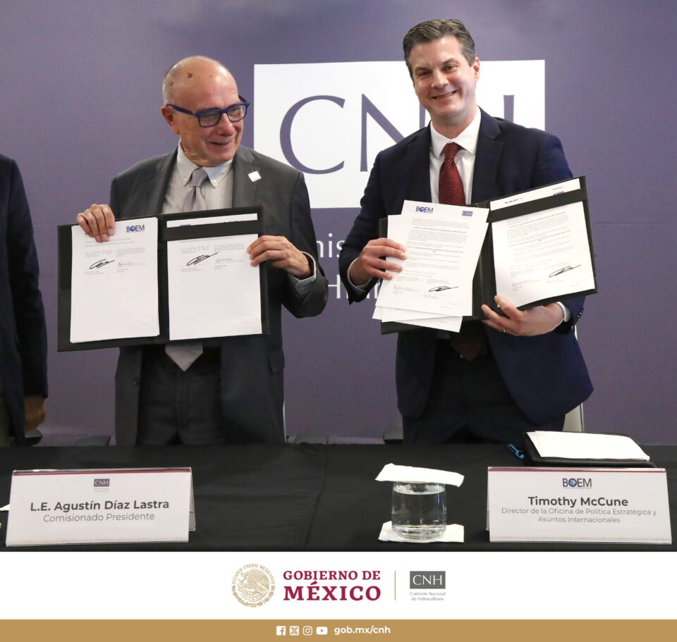 CNH y BOEM firman Memorándum para fortalecer cooperación energética