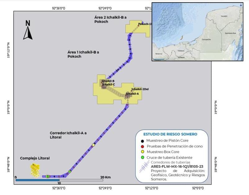 Fieldwood Energy actualiza plan de exploración superficial en Pokoch e Ichalkil