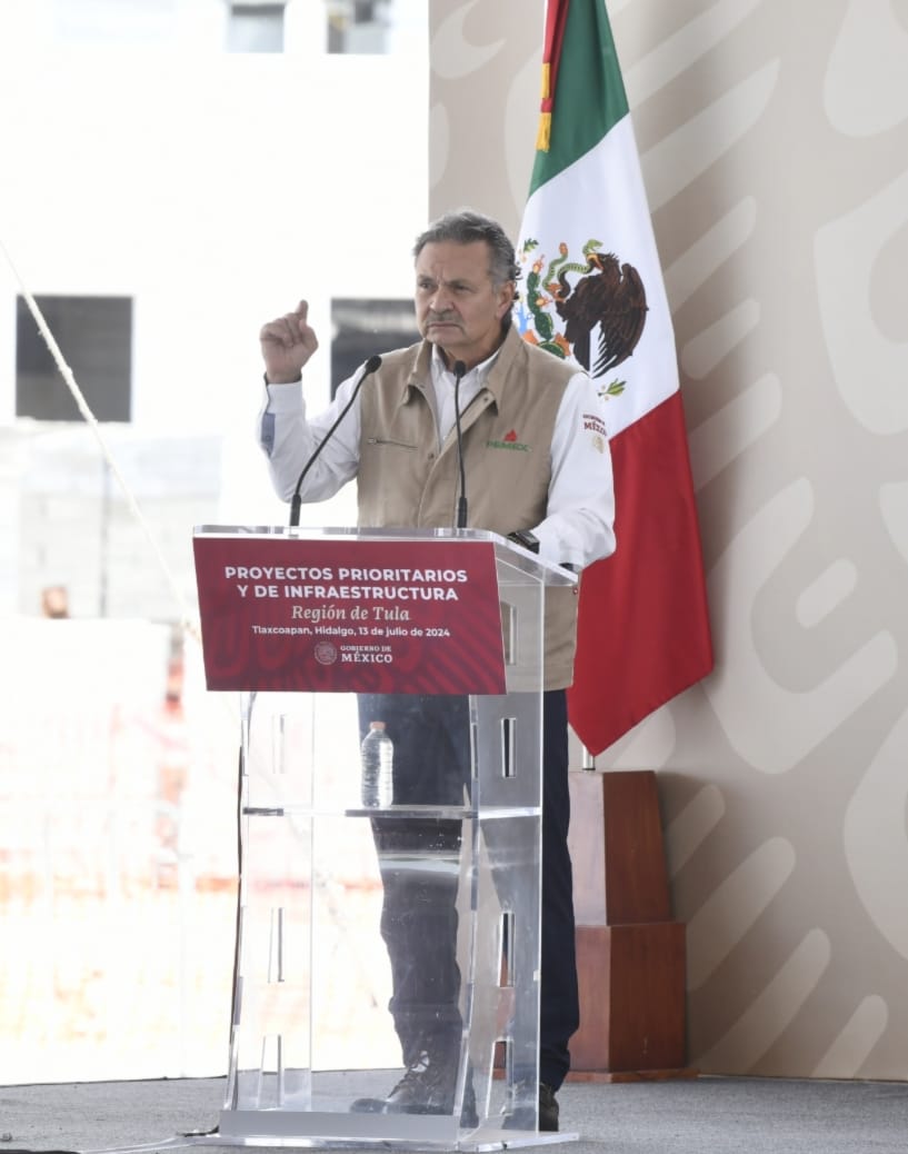 Refinería Olmeca arranca producción en agosto: Director de Pemex