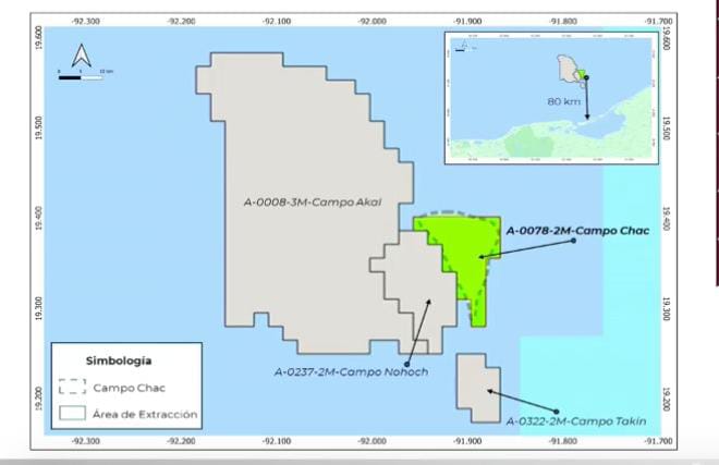 Pemex invertirá 551 mdd para desarrollar el campo Chac