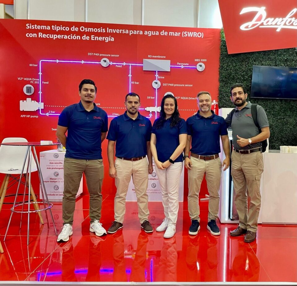 Soluciones para SWRO de Danfoss en Aquatech 2024