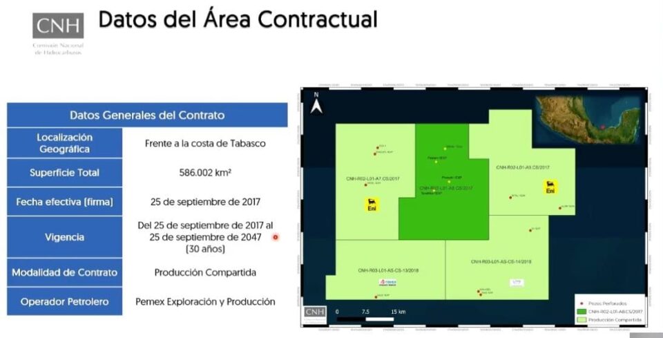 CNH aprueba a Pemex prórroga de exploración para área contractual en aguas someras