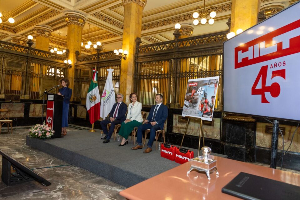 Celebrando 45 Años de Hilti Group en México: Un Sello Postal con Innovación y Compromiso