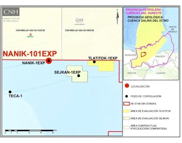 Aprueban a Pemex perforación del pozo Nanik-101EXP