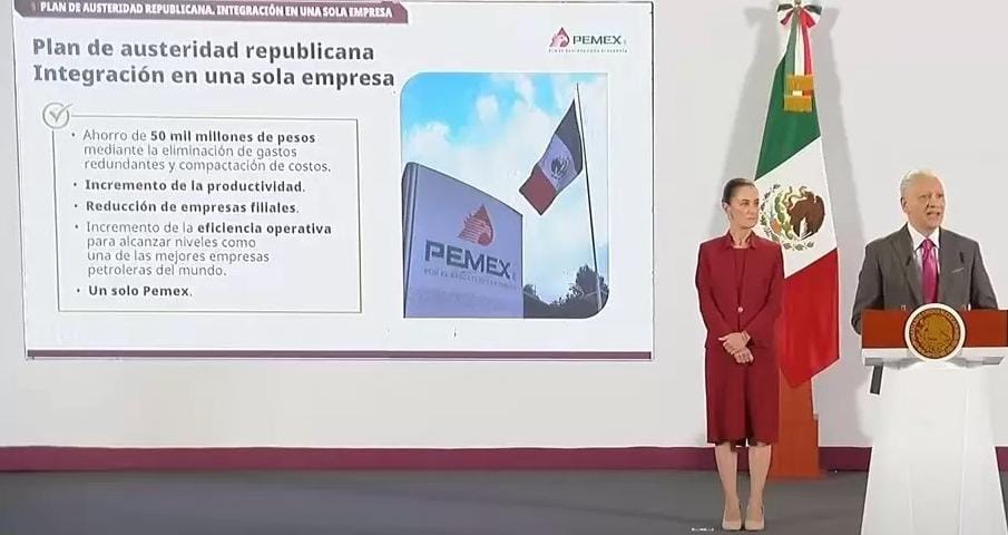 Presentan plan de austeridad republicana para fortalecer a Pemex