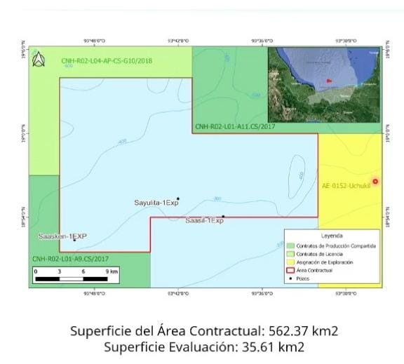 Aprueba a Eni México evaluación de los descubrimientos Sáasil-1EXP, Sayulita-1EXP y Sáasken-1EXP