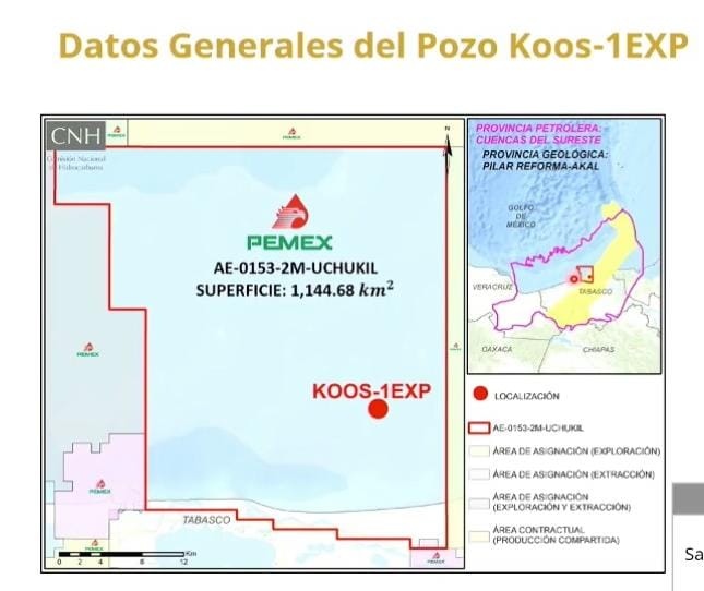 Aprueban a Pemex perforación del pozo Koos-1EXP en aguas someras