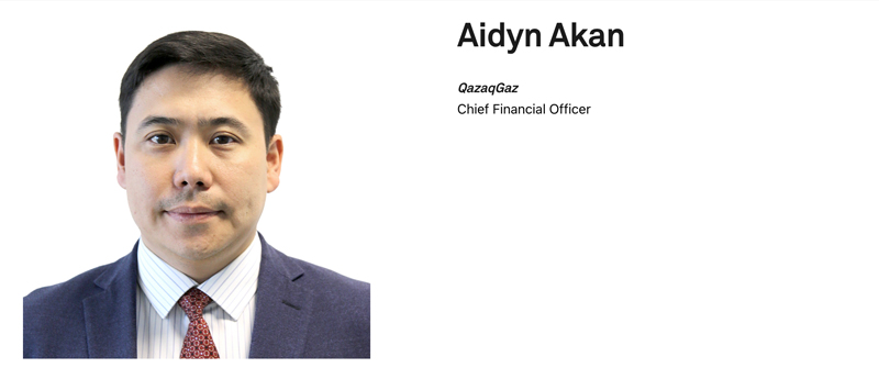 Aidyn Akan, Chief Financial Officer de QazaqGaz