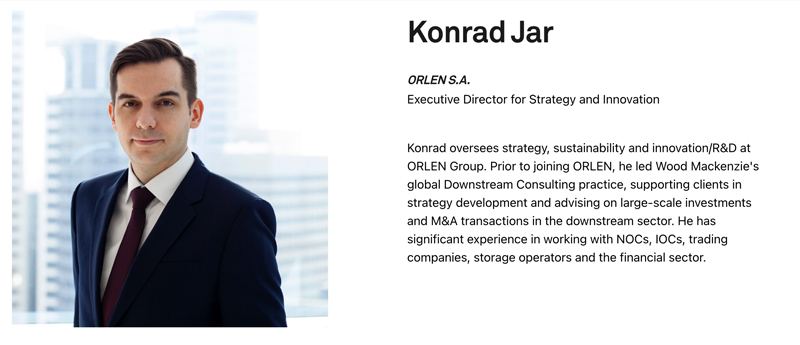 Konrad Jar, Executive Director for Strategy and Innovation de ORLEN S.A.