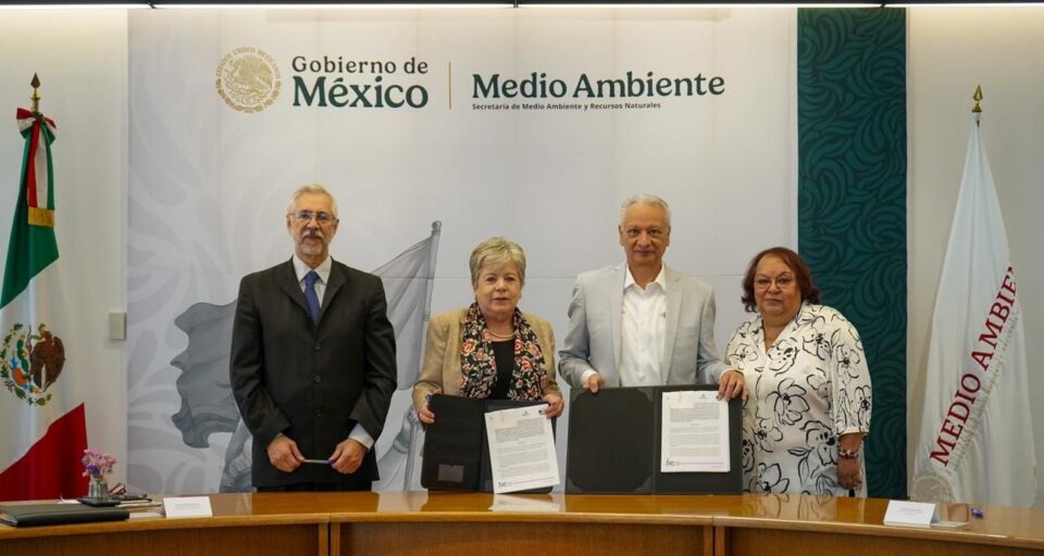 Pemex y Semarnat firman convenio para acelerar proyecto sustentable en Hidalgo