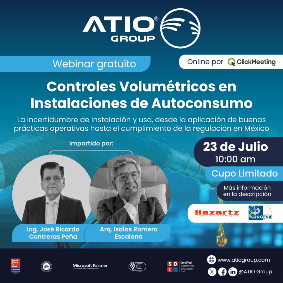 • Webinar gratuito “Controles Volumétricos en Instalaciones de Autoconsumo” este miércoles 23 de julio.